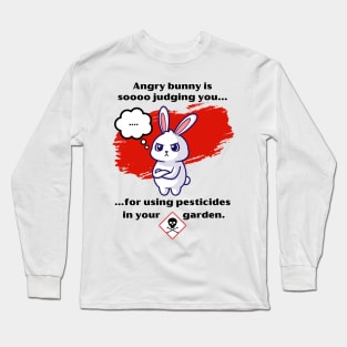 Angry Bunny - Environment Activist Long Sleeve T-Shirt